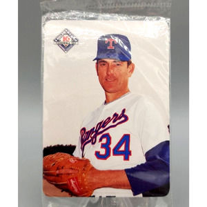 Nolan Ryan Texas Rangers 1989 Mothers Cookie Baseball Card Sealed # 6 of 10